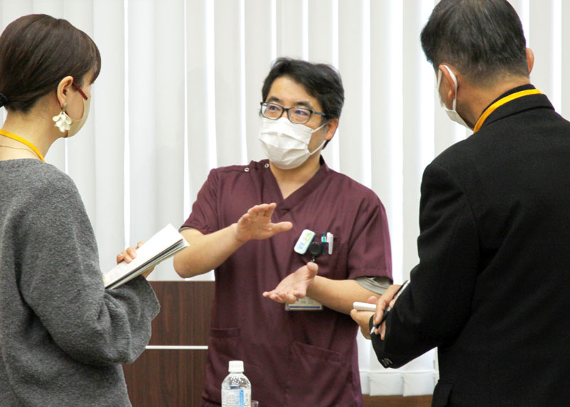 取材の様子